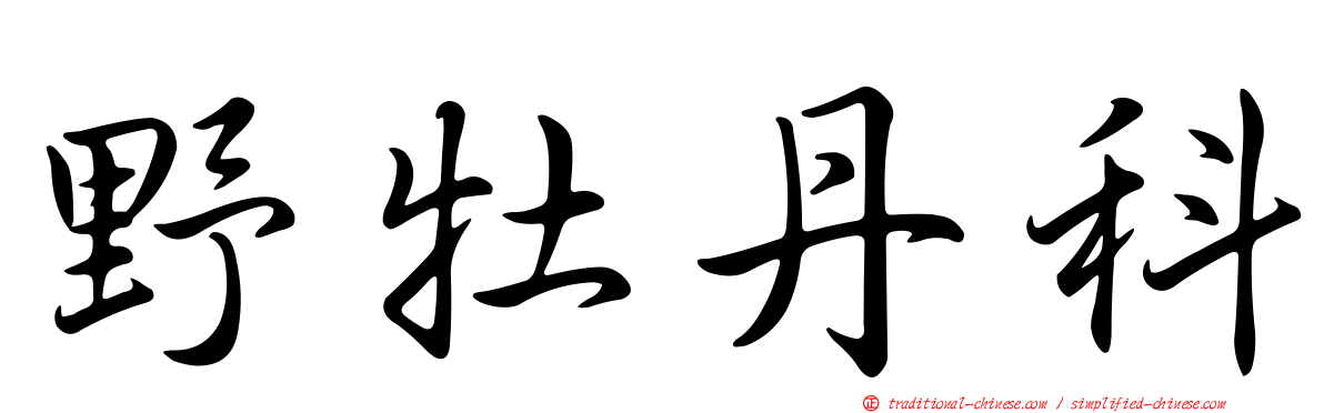 野牡丹科