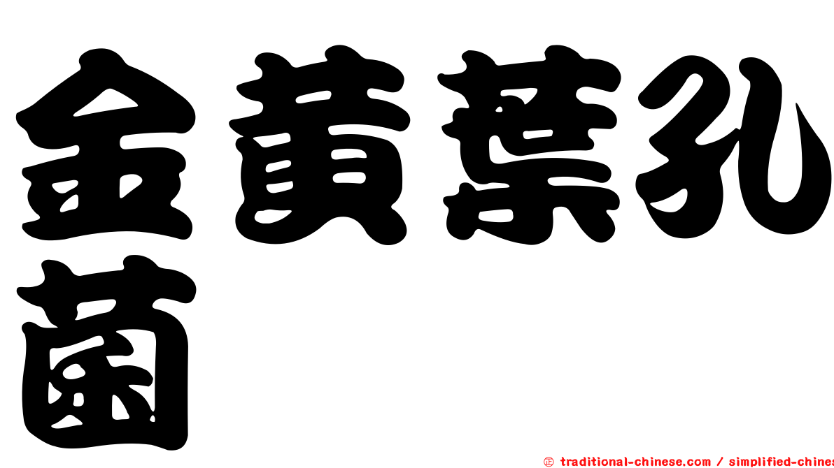 金黃葉孔菌