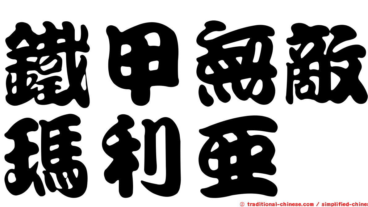 鐵甲無敵瑪利亞