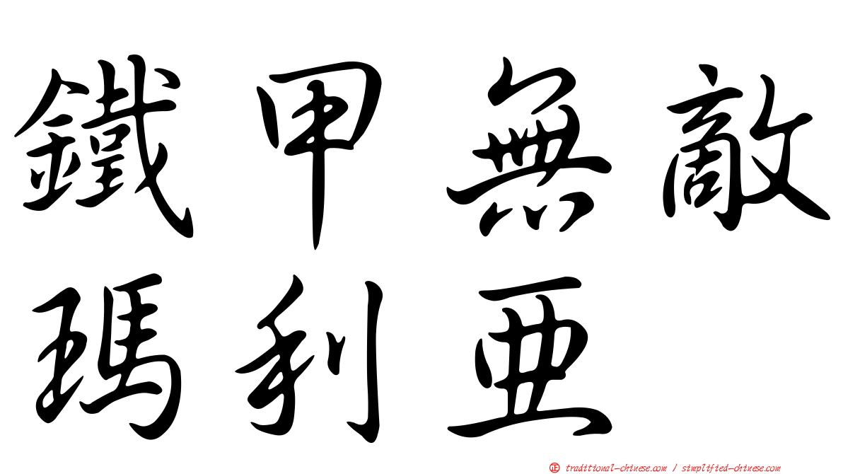 鐵甲無敵瑪利亞
