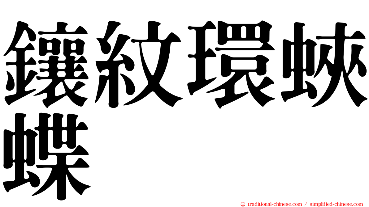 鑲紋環蛺蝶