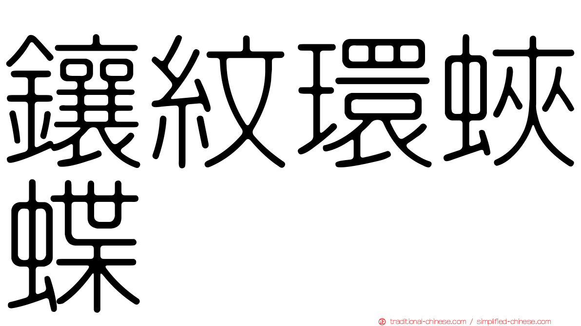 鑲紋環蛺蝶