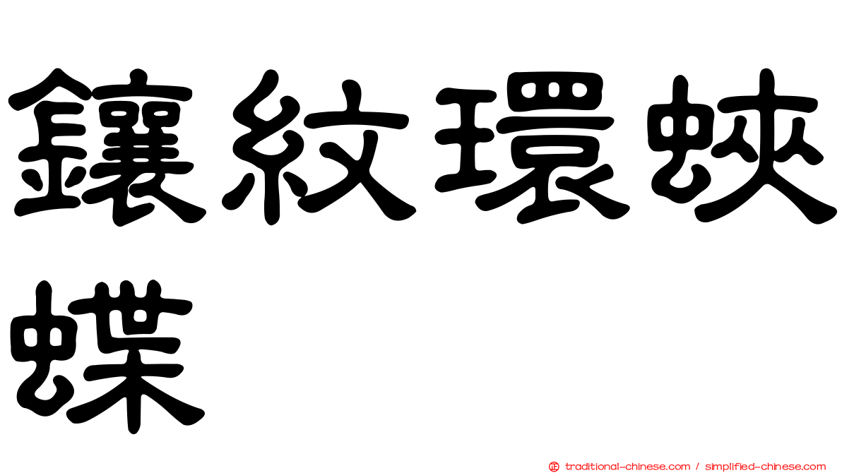 鑲紋環蛺蝶