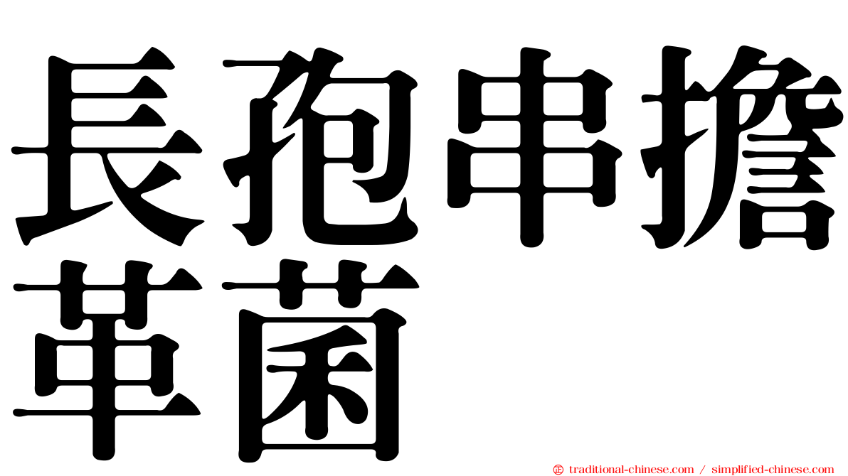 長孢串擔革菌