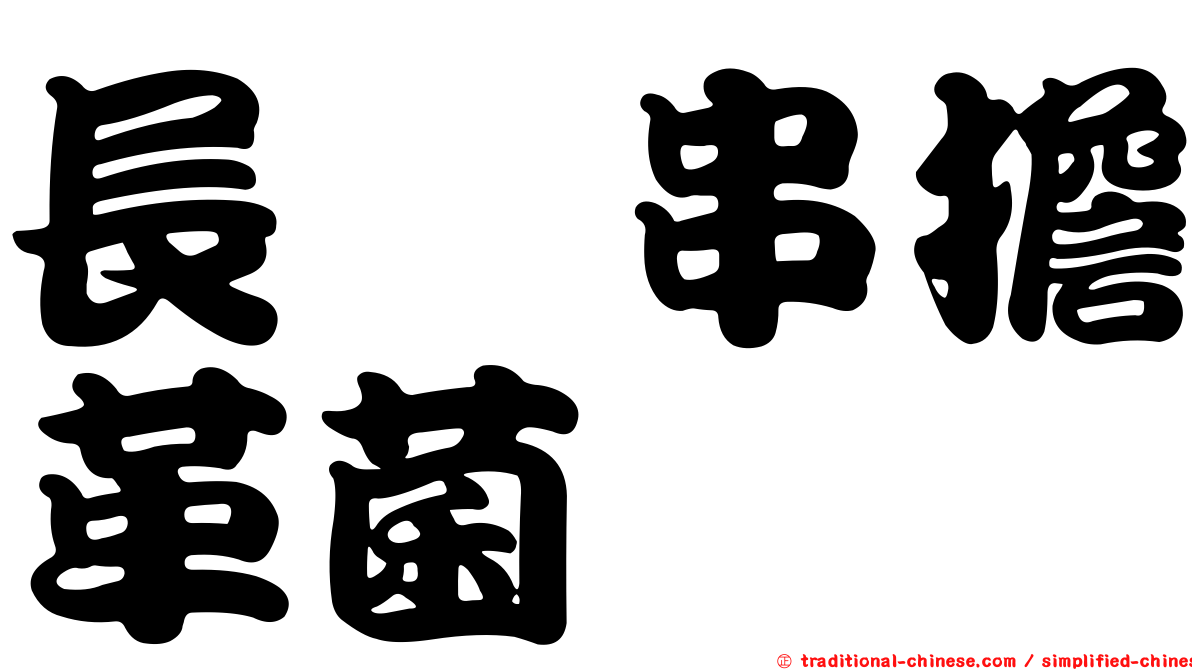 長孢串擔革菌