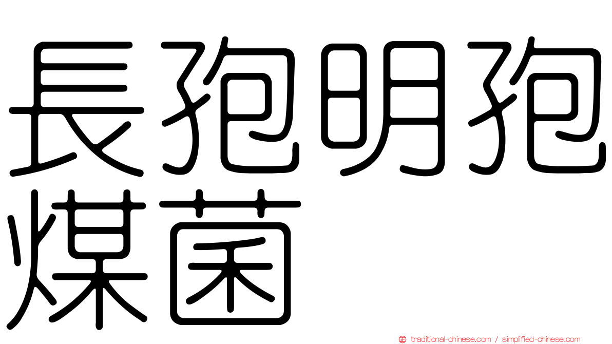 長孢明孢煤菌
