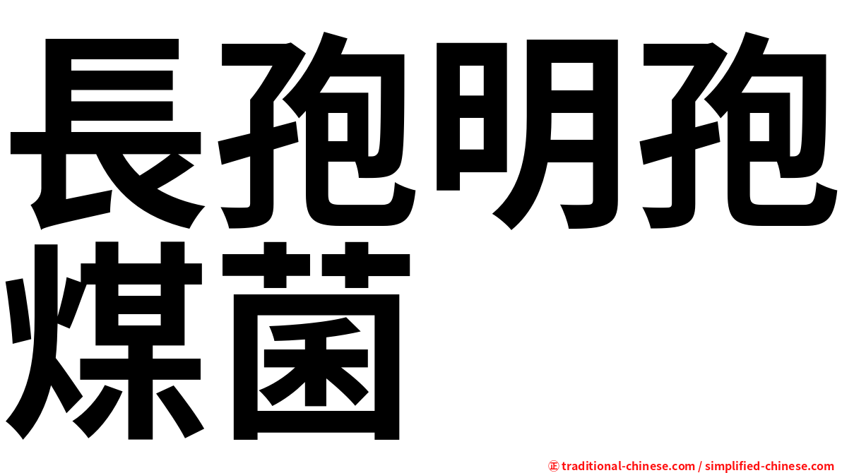 長孢明孢煤菌