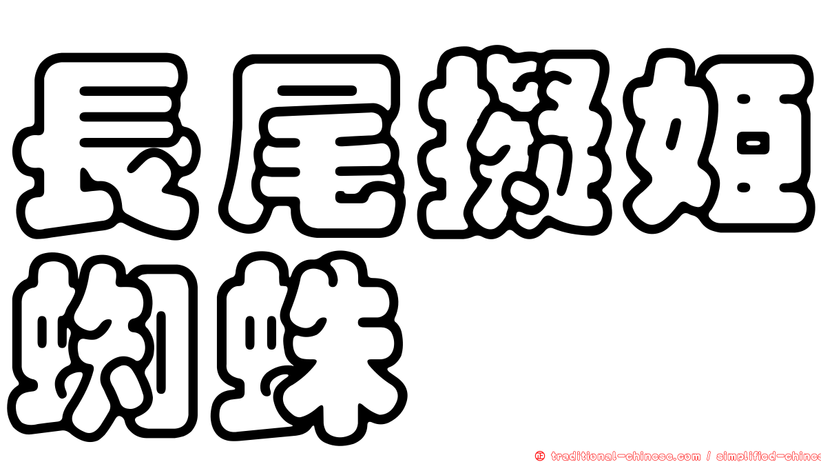 長尾擬姬蜘蛛