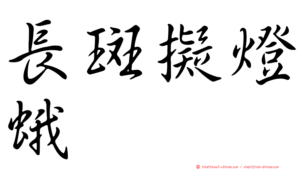 長斑擬燈蛾