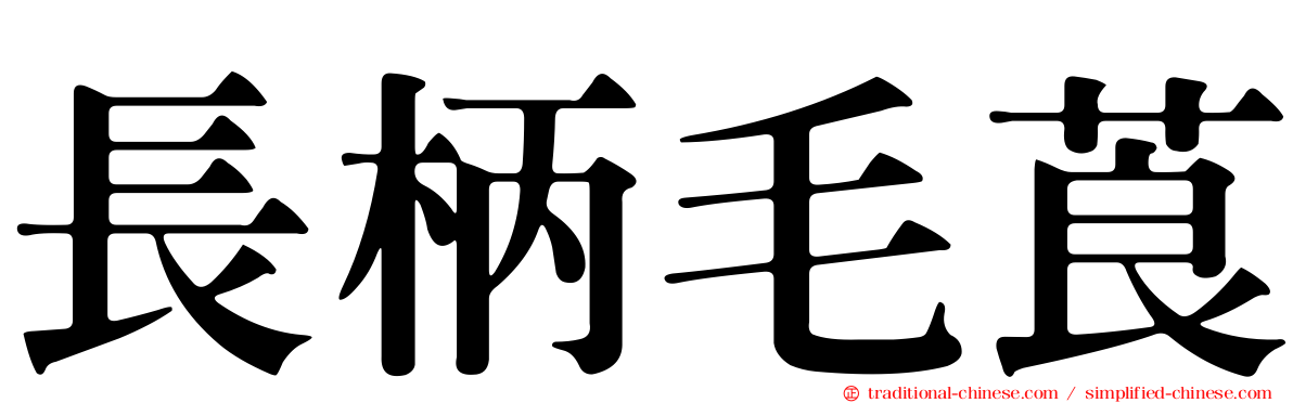 長柄毛莨