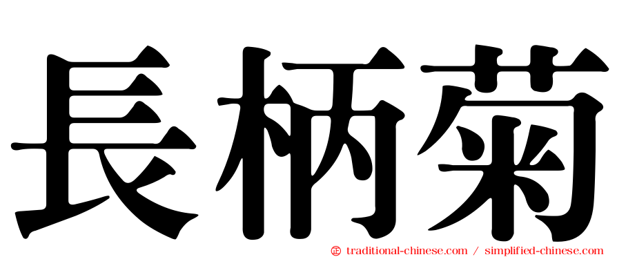 長柄菊