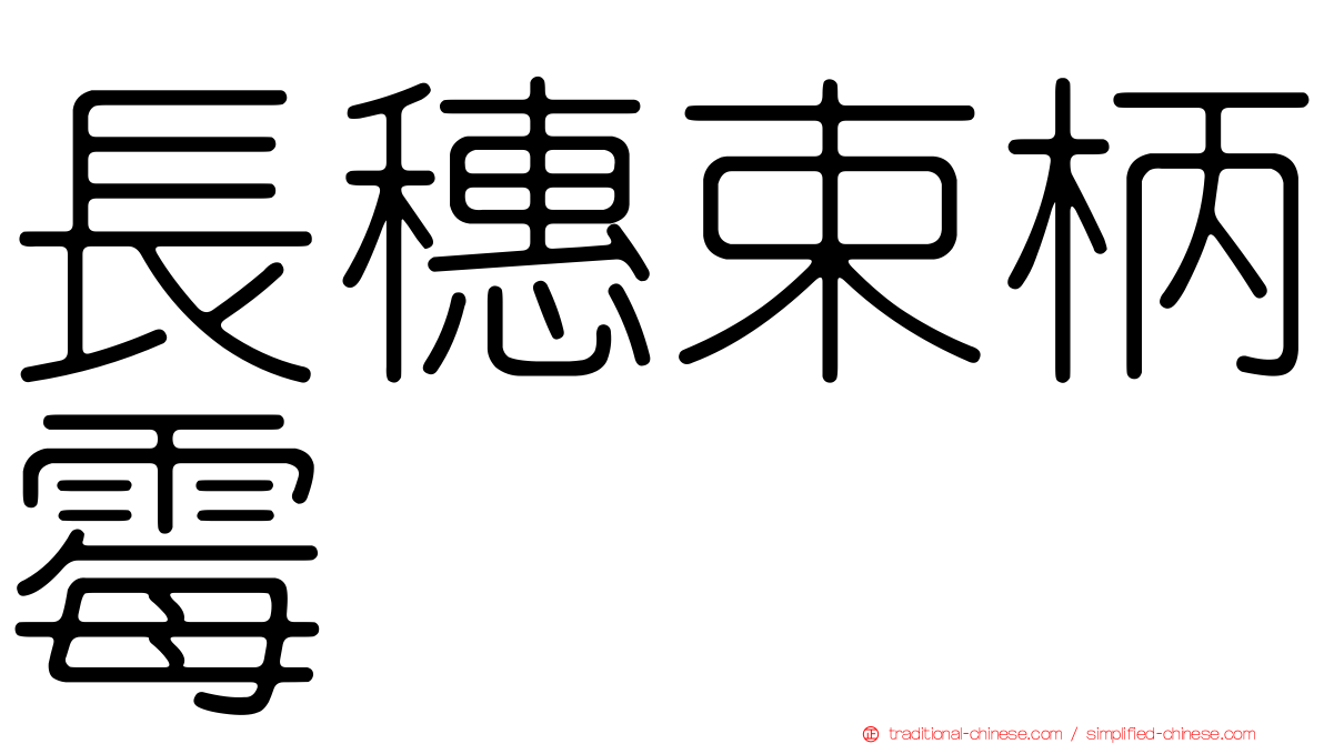 長穗束柄霉