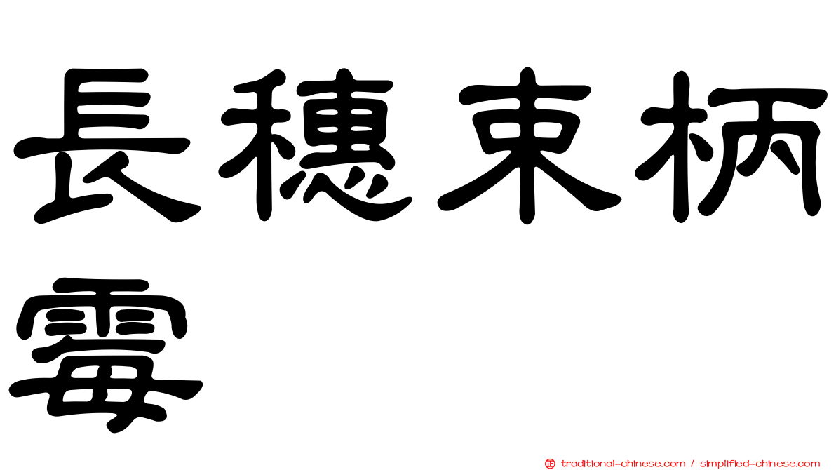 長穗束柄霉