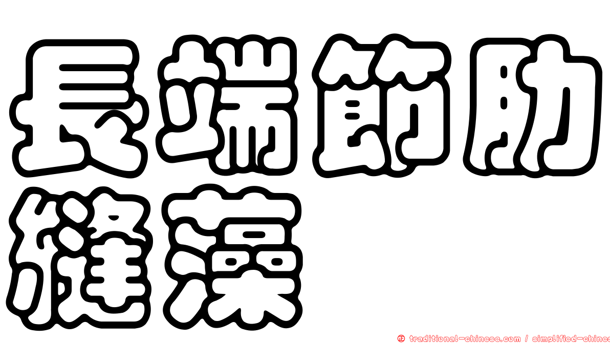 長端節肋縫藻