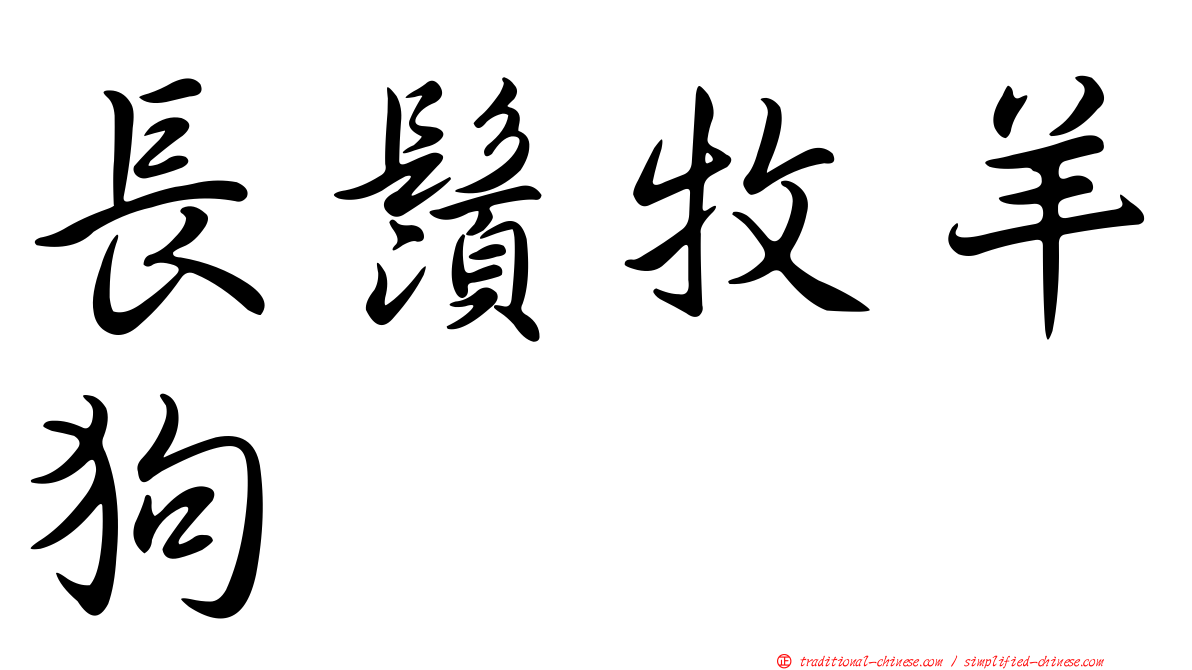 長鬚牧羊狗