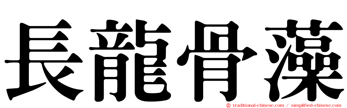 長龍骨藻