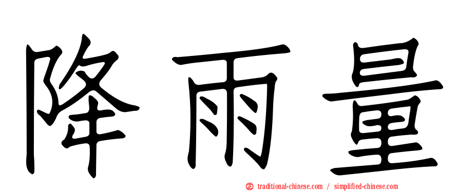 降雨量