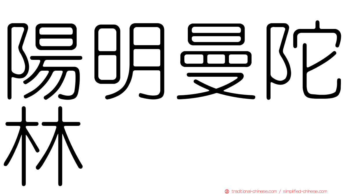 陽明曼陀林