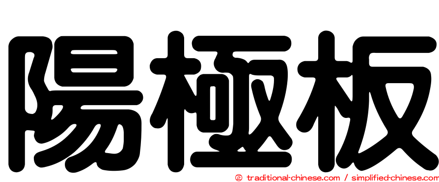陽極板