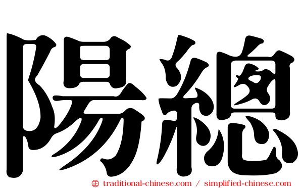 陽總