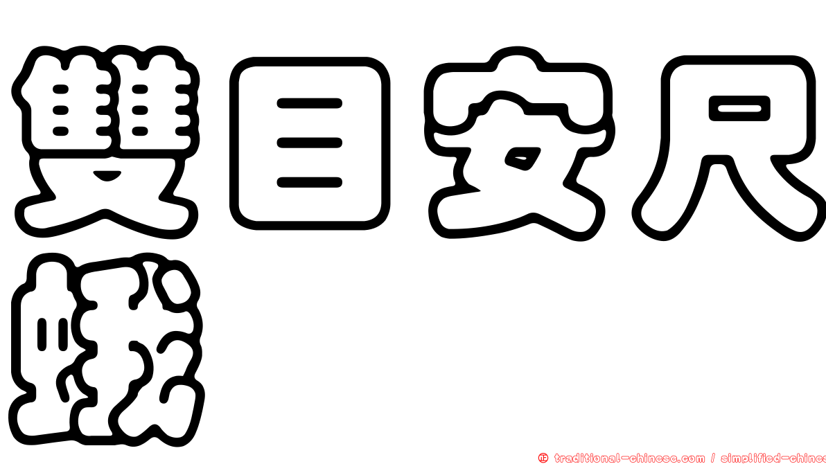 雙目安尺蛾