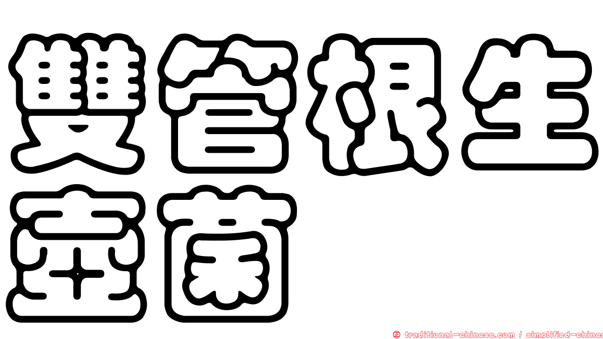 雙管根生壺菌