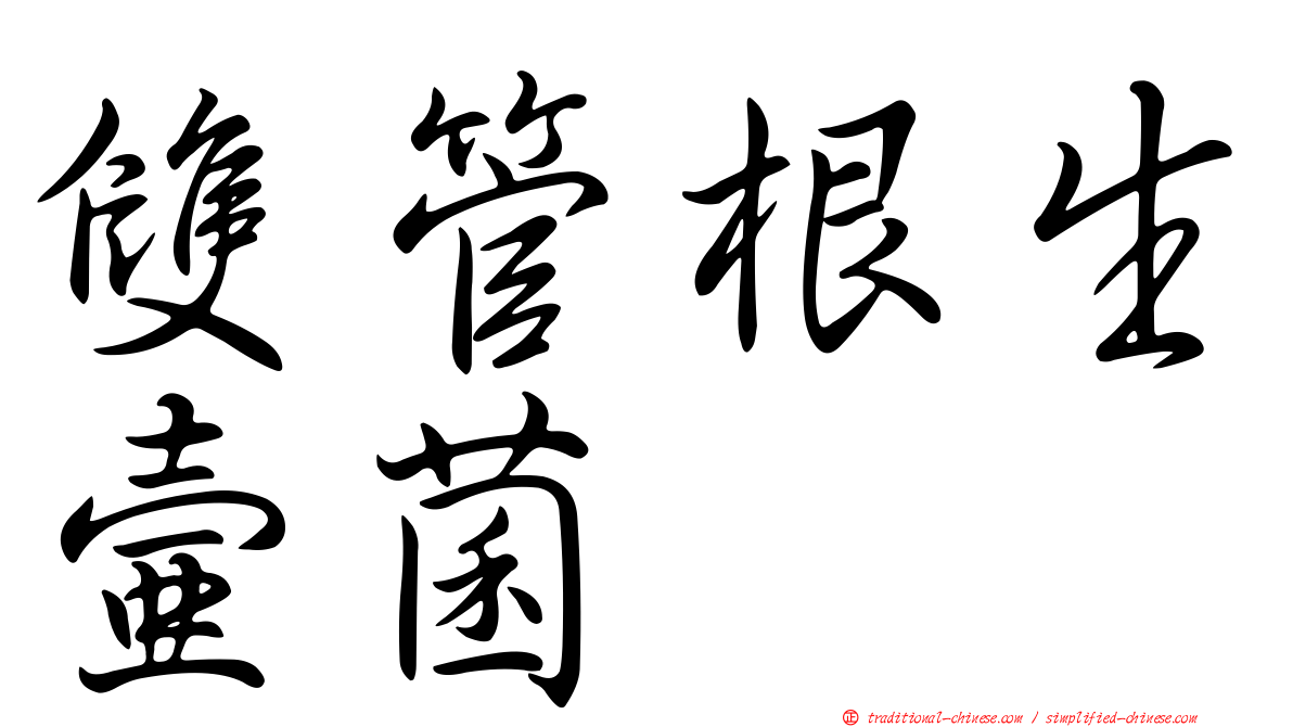 雙管根生壺菌