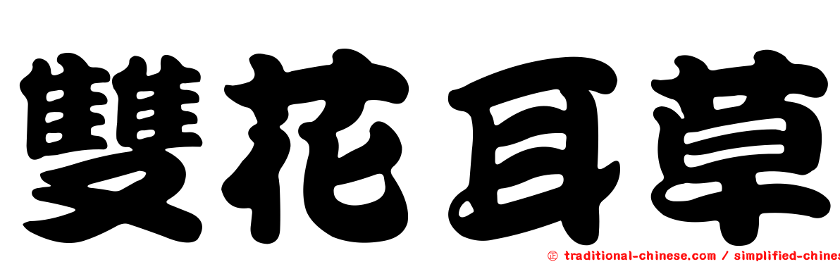 雙花耳草
