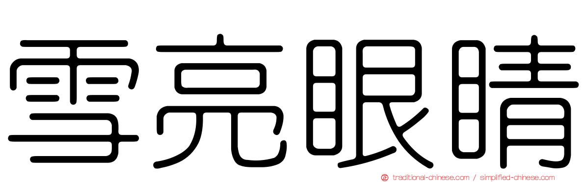 雪亮眼睛