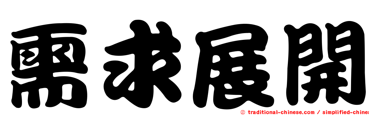 需求展開