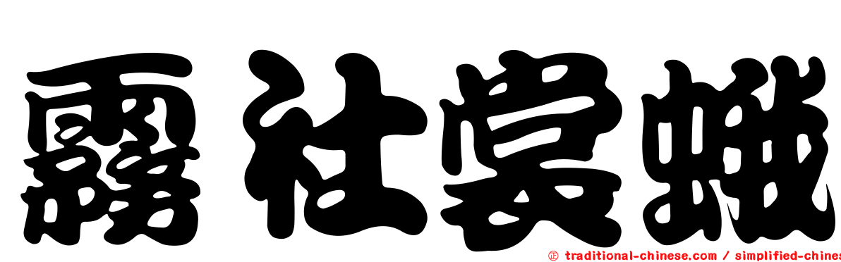 霧社裳蛾