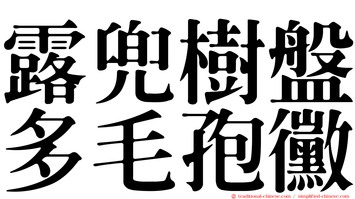 露兜樹盤多毛孢黴