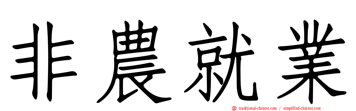 非農就業