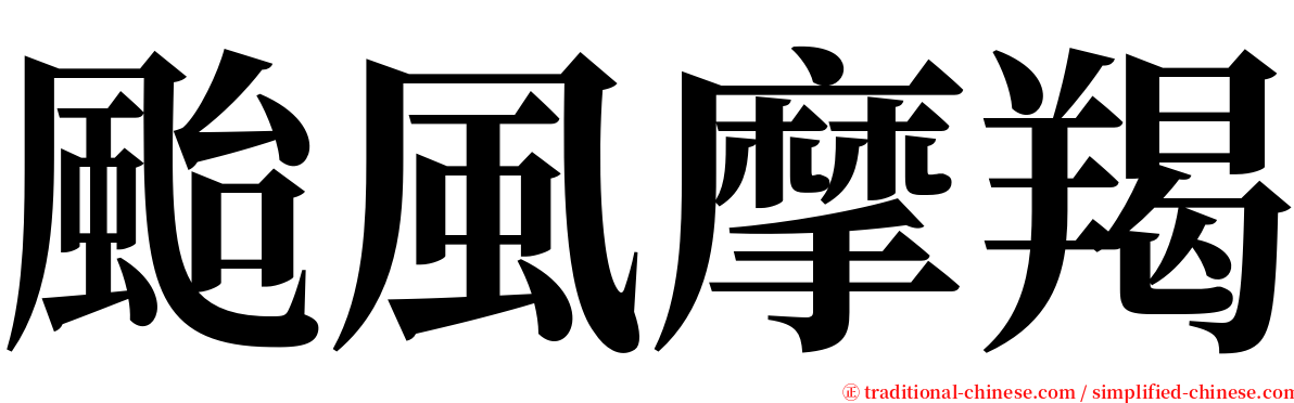颱風摩羯 serif font