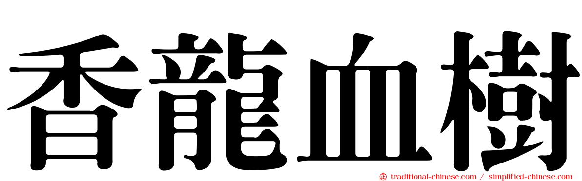 香龍血樹