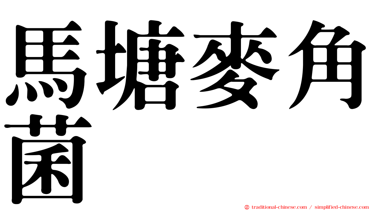 馬塘麥角菌