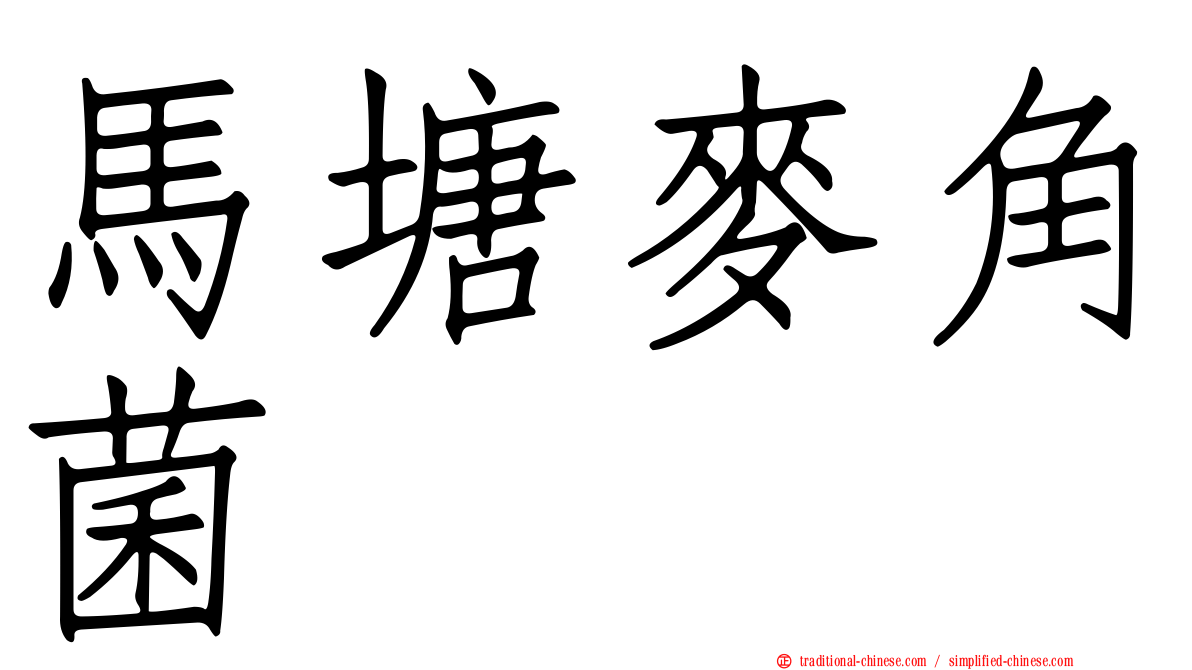 馬塘麥角菌