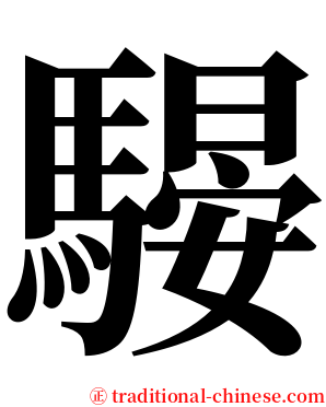 騴 serif font