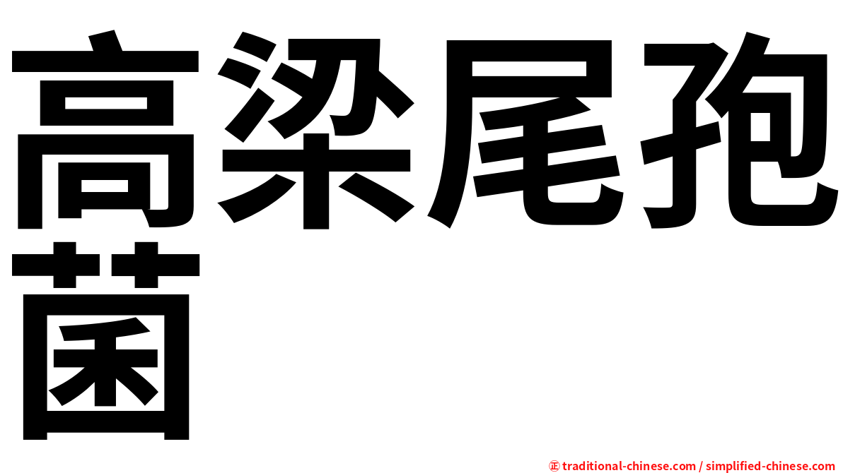 高梁尾孢菌