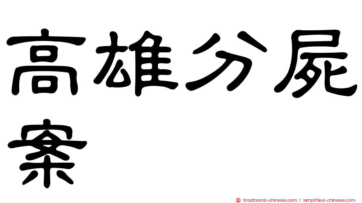 高雄分屍案