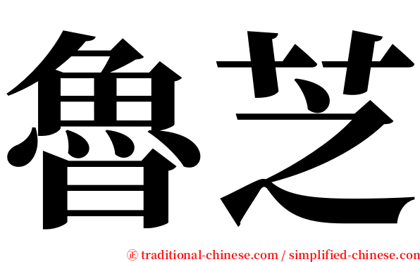 魯芝 serif font