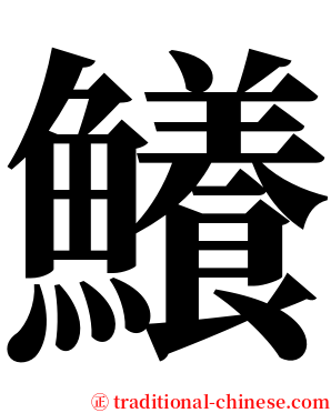 鱶 serif font