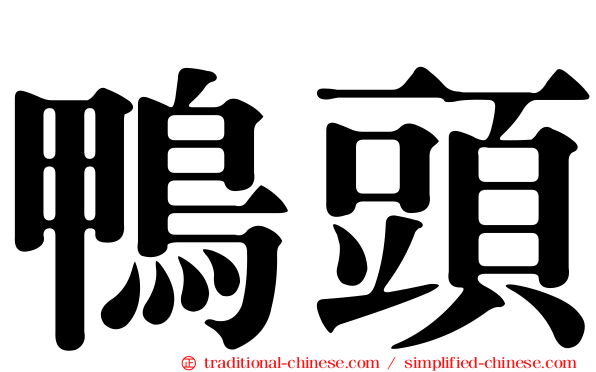 鴨頭