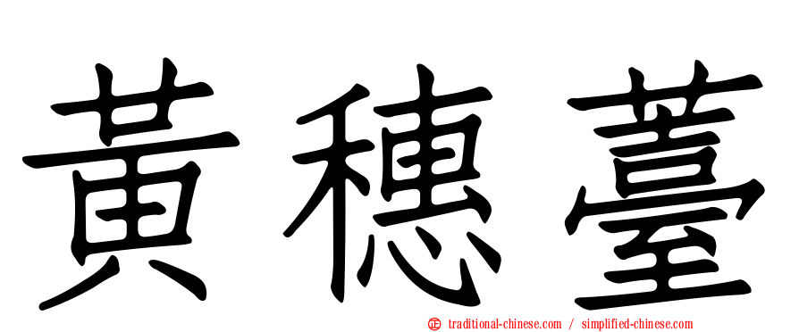 黃穗薹