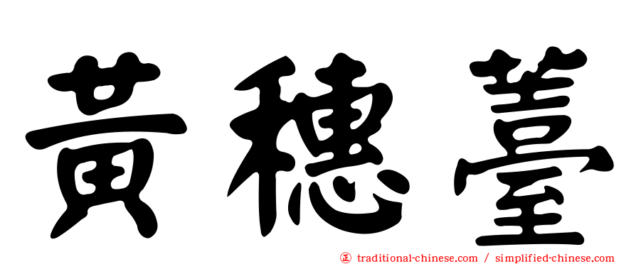 黃穗薹