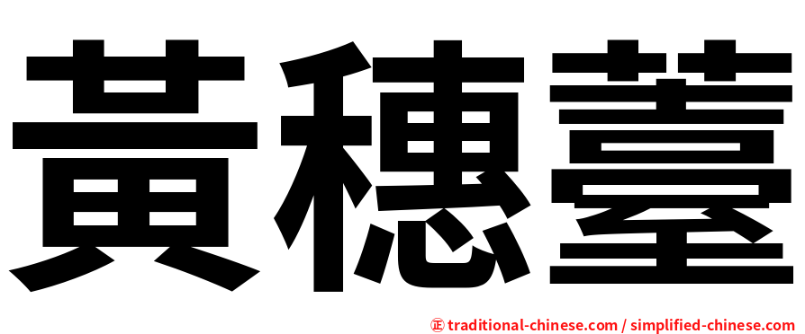 黃穗薹