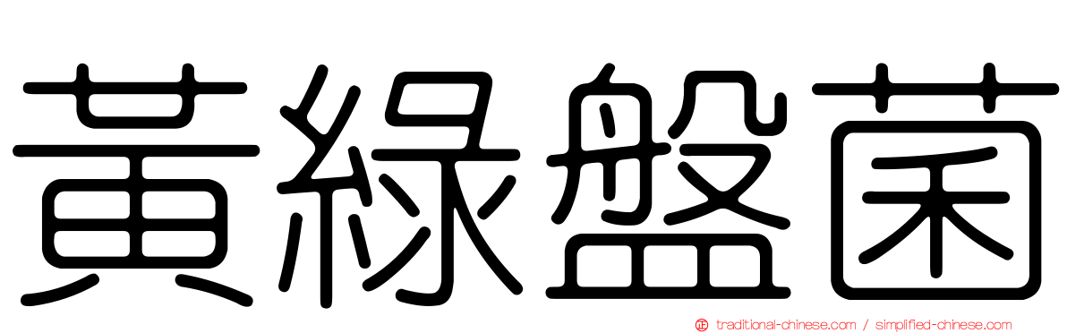 黃綠盤菌