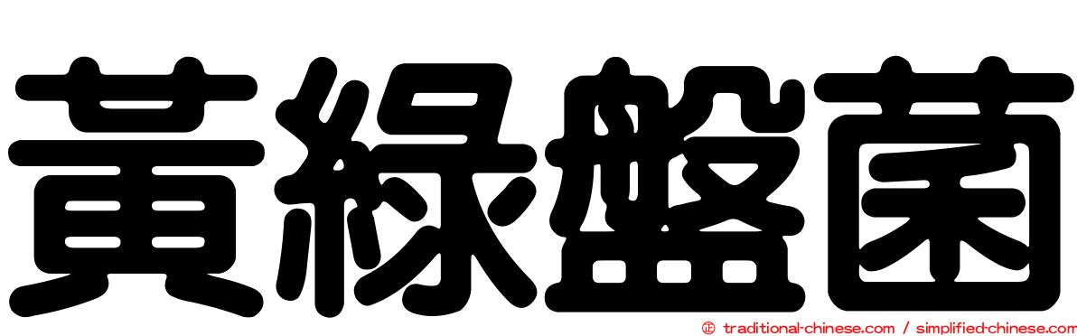 黃綠盤菌