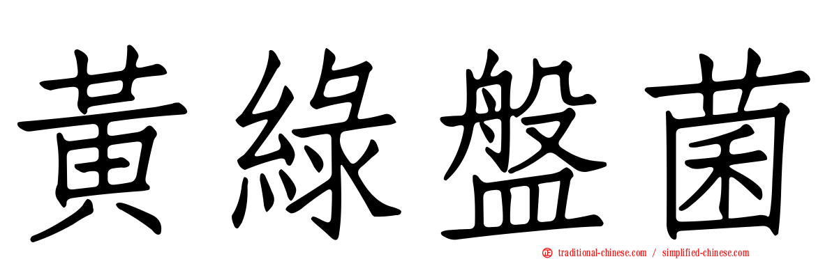 黃綠盤菌