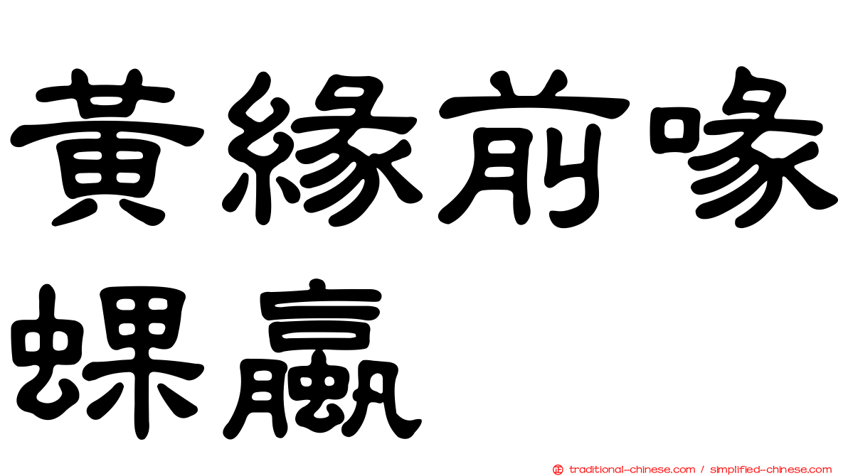 黃緣前喙蜾蠃
